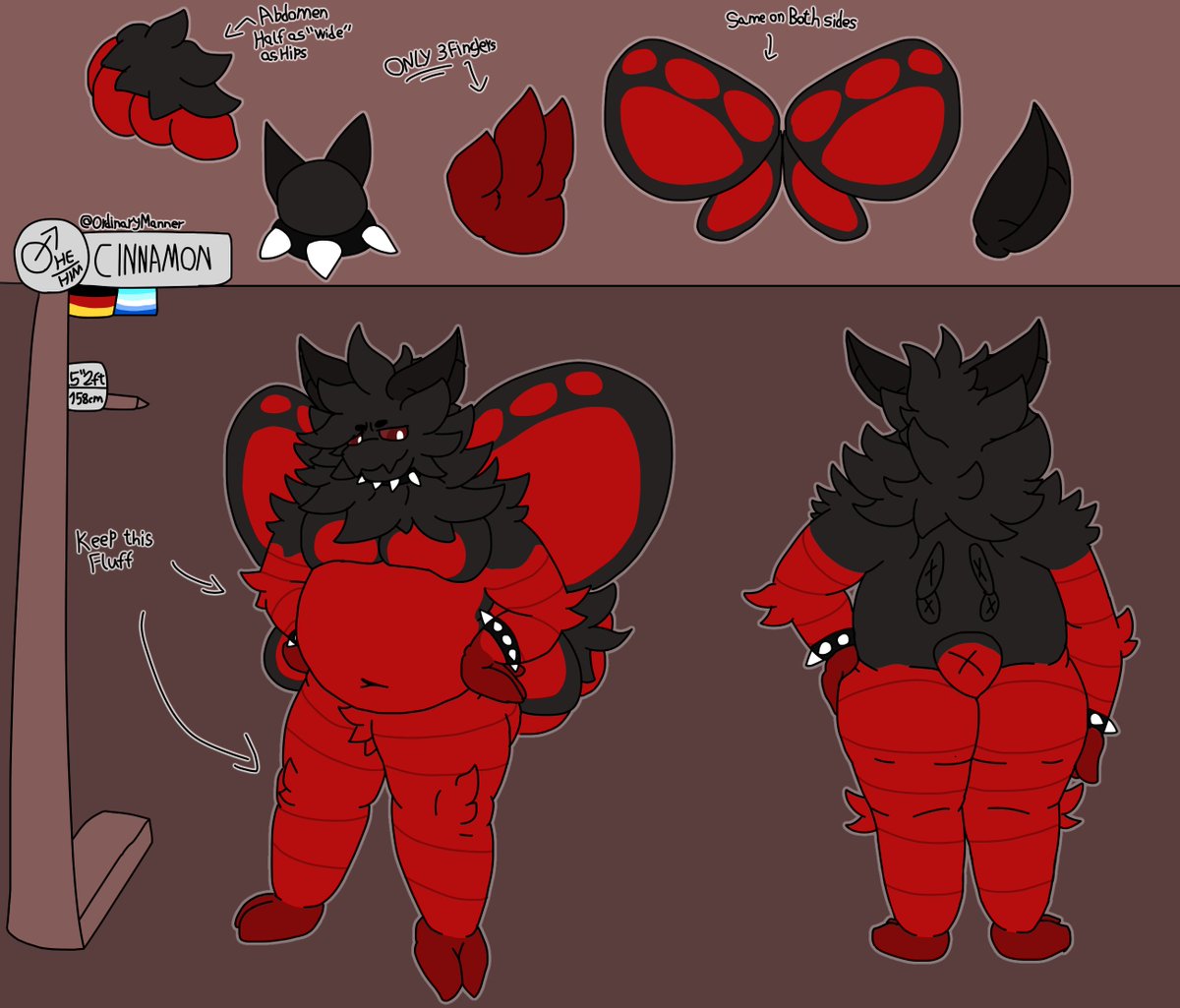 OrdinaryManner's tweet image. There it is, the 2024 ref for Cinnamon.

The damn bastard moth..
