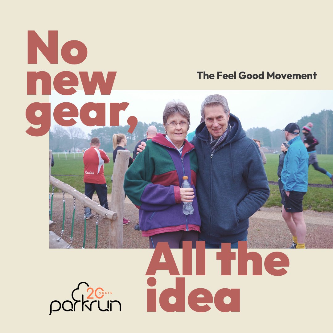 You don't need the latest running gear, or any running kit for The Feel Good Movement.

All that matters is that you’re wearing something you feel comfortable in. That might be leggings, shorts, a dress, jeans or your astronaut fancy dress!

#TheFeelGoodMovement #loveparkrun