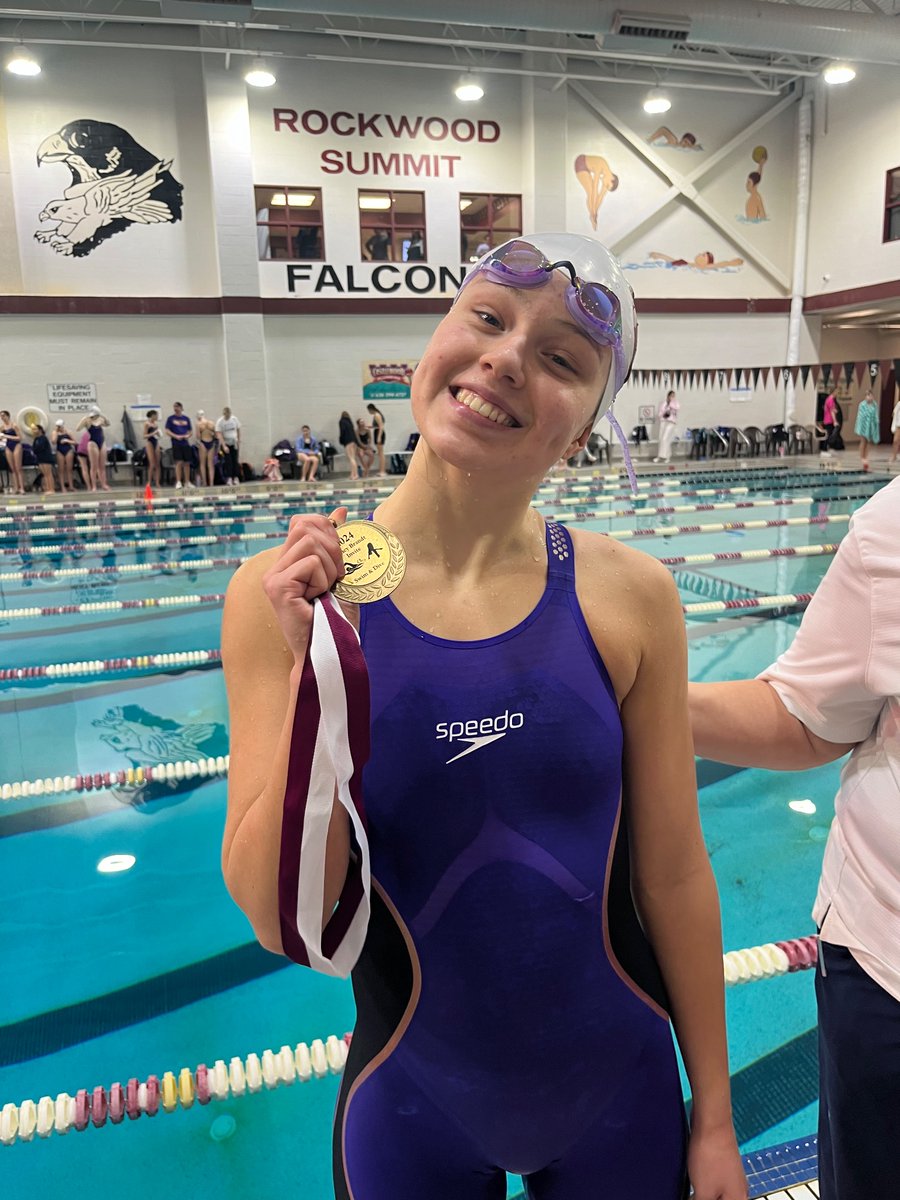 Breanna Wilkinson places 2nd in 50 Freestyle!