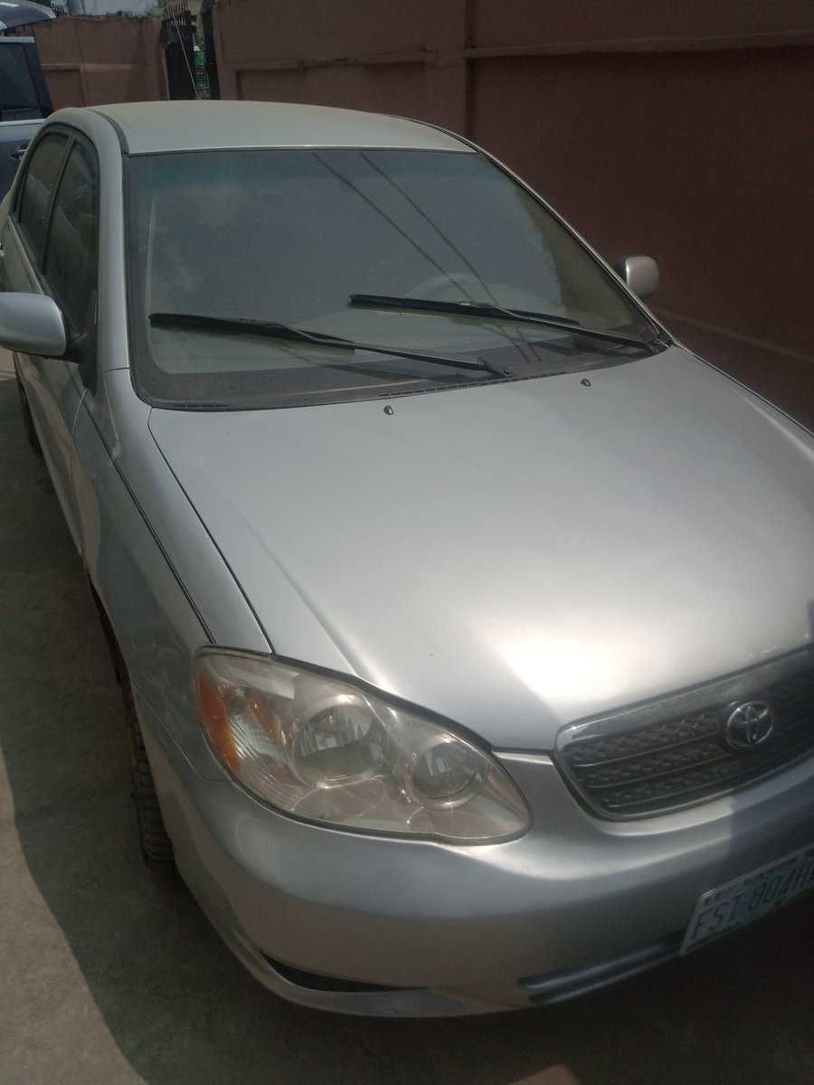 For Toyota Corolla 2004 model
Silver colour
2m
Nigeria use