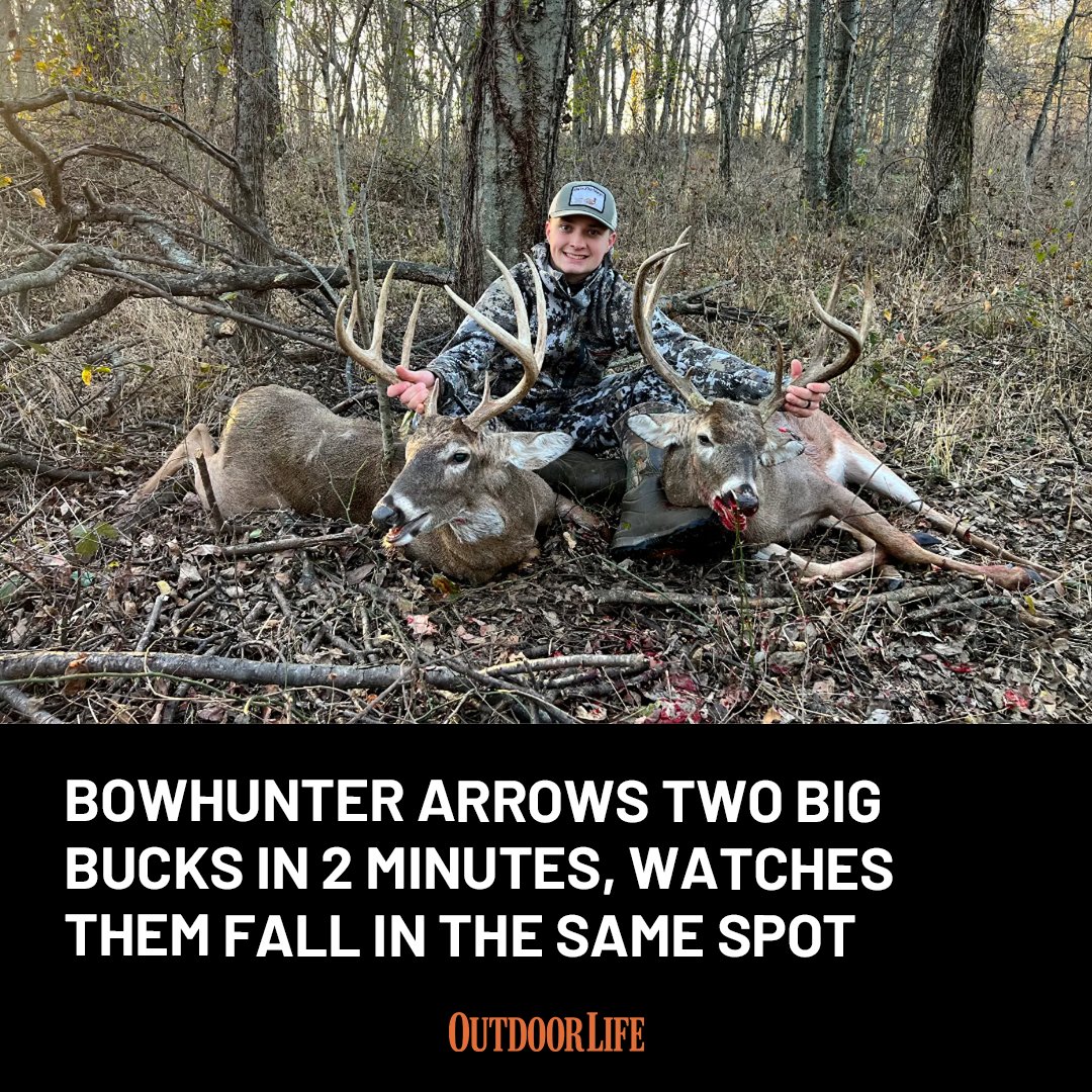 An Arkansas bowhunter experienced the wildest hunt of his life when he found himself in a creek bottom surrounded by rutting bucks: trib.al/jIdsIch