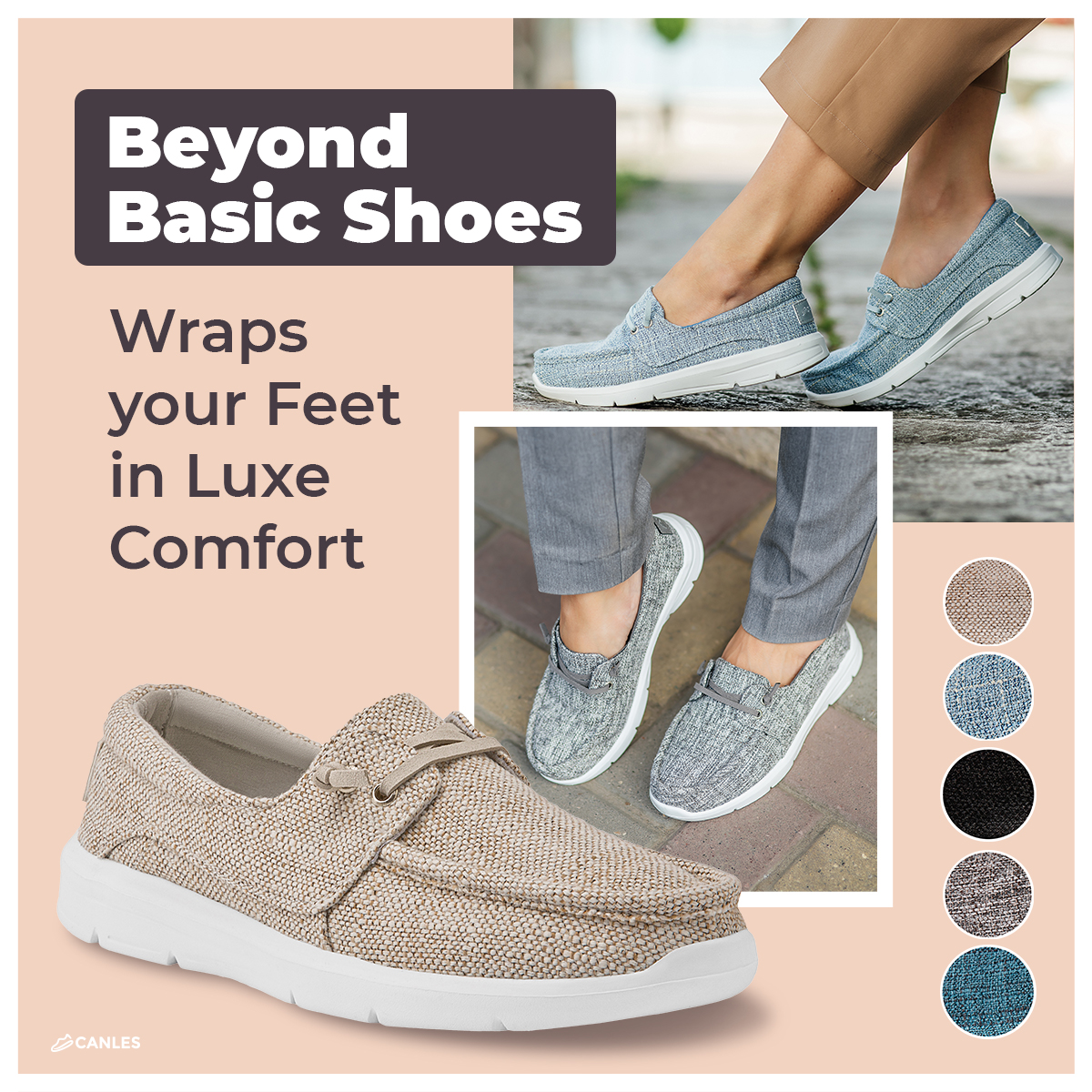Which Canles Cerys color matches your outfit today? 🌈 Stylish, versatile, and sophisticated, these shoes are designed to complement any look. Step into fashion-forward comfort for any occasion! ✨ #CanlesCerys #StyleVersatility #FashionComfort