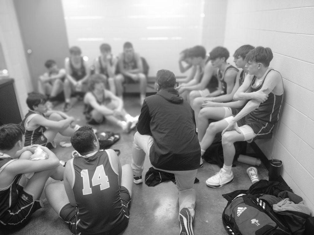 Eddie's Court.

Veteran Alma junior high coach Eddie Corder teaching, praising, breaking down, and building back up following Tuesday's 46-33 win over Greenwood Thursday.