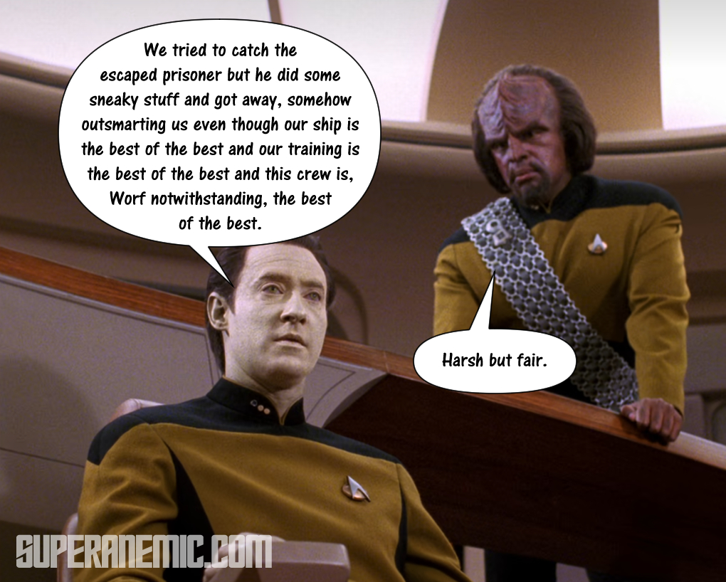 niquey13's tweet photo. https://t.co/Qba1CLzLvP Recap of #StarTrekTNG The  Hunted #StarTrek https://t.co/q9P0C9eADX