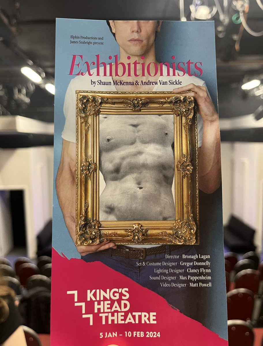 Making theatrical history today, opening the New <a href="/KingsHeadThtr/">King's Head Theatre</a> I’m very honored to be directing it’s first production; Exhibitionists by <a href="/SMcKennawriter/">Shaun McKenna</a> &amp; Andrew Van Sickle, building on the legacy of <a href="/KingsHeadThtr/">King's Head Theatre</a> &amp; kicking off the 1st season in this exciting New 200 seat Venue
