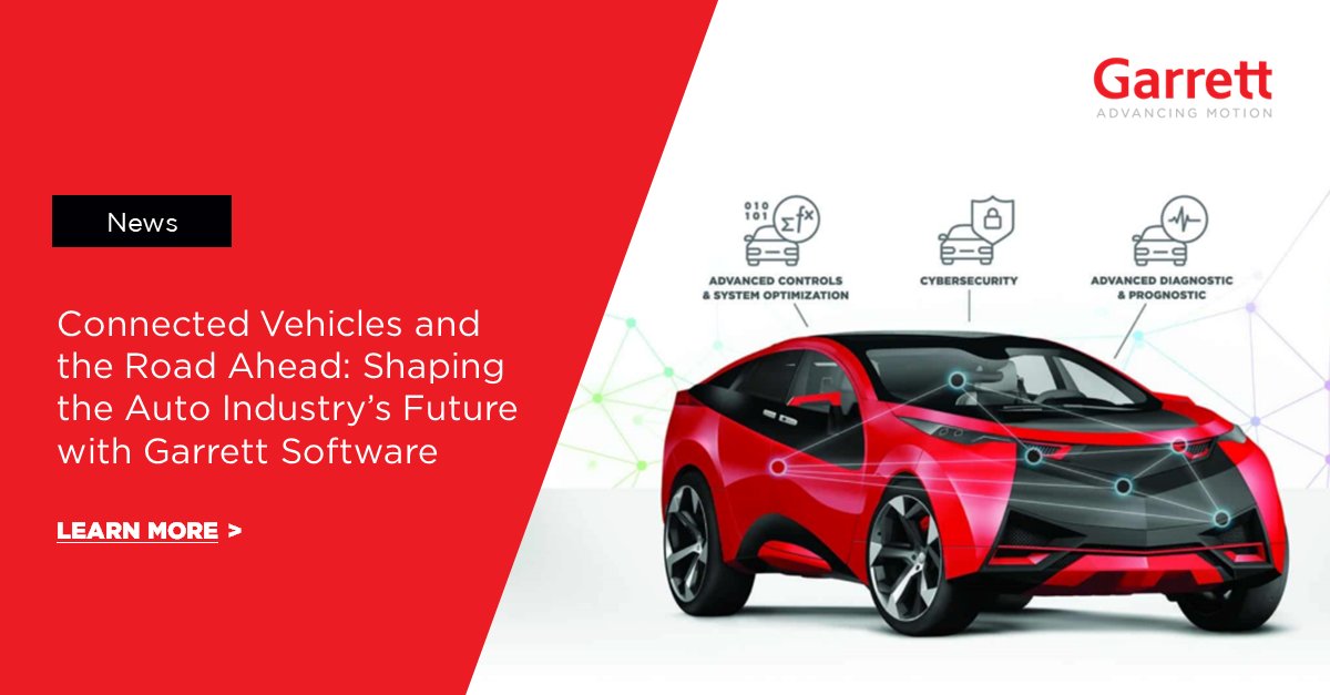 GarrettMotion's tweet image. By 2030, #ConnectedVehicles are set to revolutionize the automotive industry, with billions of devices transforming the driver experience. Discover how #GarrettMotion’s Connected Vehicle team is leading the way in this technological leap: bit.ly/3vpunIG #VehicleSoftware