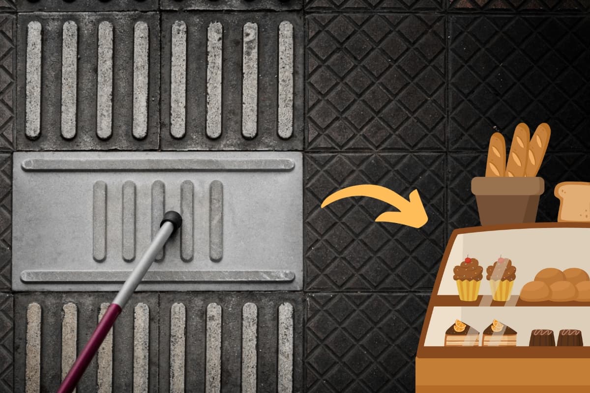 Baldosas que indican negocios a personas con discapacidad visual ¡Top señalética!

ow.ly/HBU350Qncp3

vía @ovacen