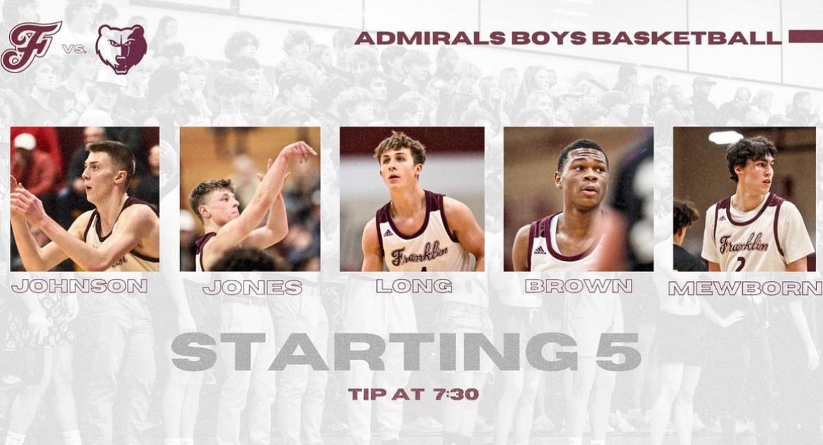 Franklin Basketball (@wcsfhshoops) on Twitter photo 🚨Game Day🚨
#BlackOut <a href="/fhsflagship/">The Flagship</a>
🆚 Brentwood
🗓️ Friday Jan 5, 2024
📍 Franklin HS
⏰ 7:30 pm
🎟️ gofan.co/app/school/TN8…
📺 nfhsnetwork.com/events/frankli…
📊 apps.apple.com/us/app/scorevi…
#TheFlagship ⚓️🏀
#DontGiveUpTheShip 🚨Game Day🚨
#BlackOut <a href="/fhsflagship/">The Flagship</a>
🆚 Brentwood
🗓️ Friday Jan 5, 2024
📍 Franklin HS
⏰ 7:30 pm
🎟️ gofan.co/app/school/TN8…
📺 nfhsnetwork.com/events/frankli…
📊 apps.apple.com/us/app/scorevi…
#TheFlagship ⚓️🏀
#DontGiveUpTheShip