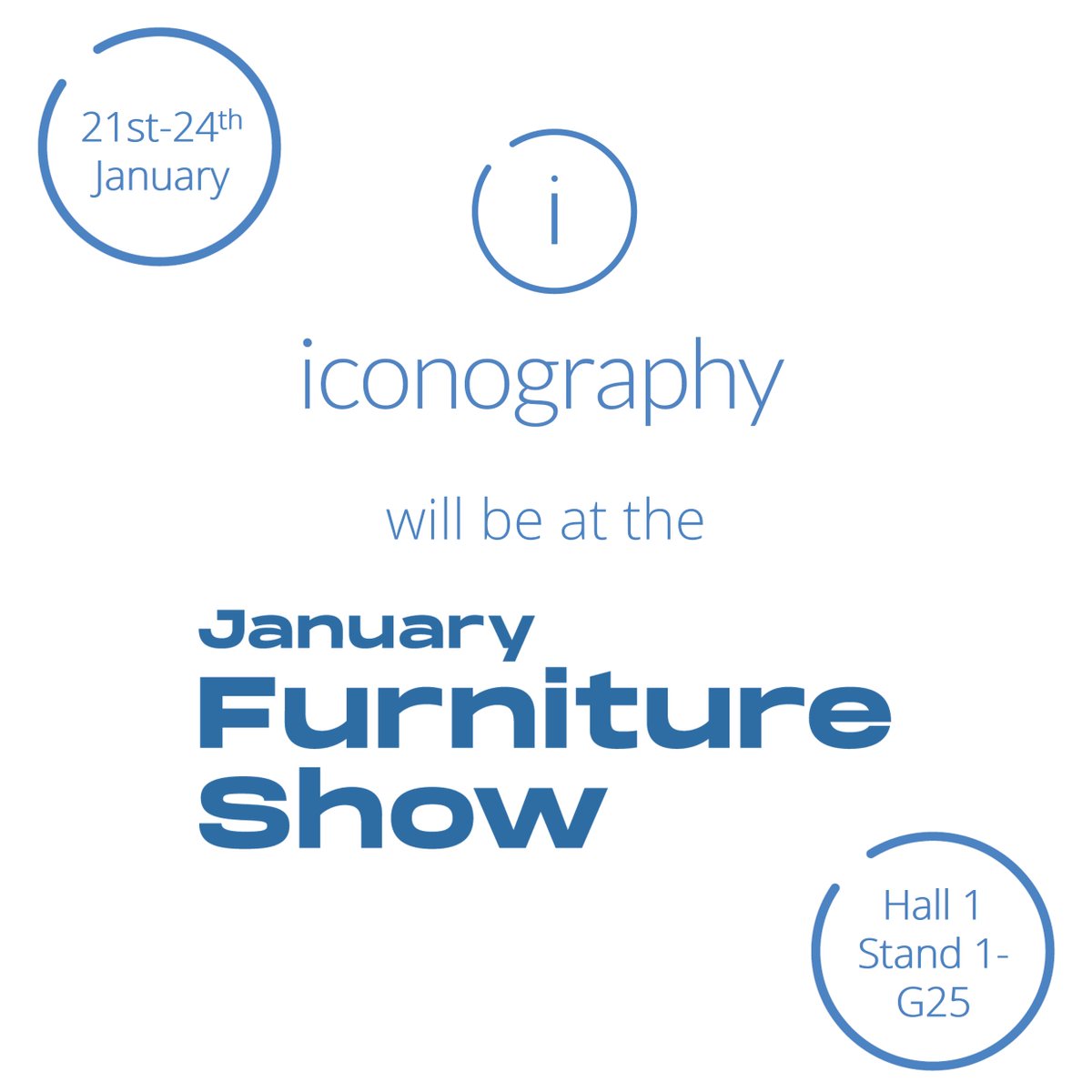 iconographyltd's tweet photo. We're going to be exhibiting at the January Furniture Show 2024!

📍 You can find us in Hall 1 at Stand 1-G25, from 21st-24th January.

Come along and discover more about how IXO Commerce can streamline your retail operation.
https://t.co/PSNoVJHLw0 https://t.co/rYDcoHke9K