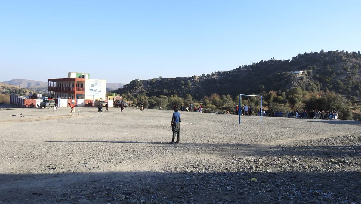 HamdUllahWazir's tweet photo. #DewagarUnit arranged a cricket match amongst local teams of Dewagar, a large number of crowd witnessed the match, Match lasted for 2 hours and in the end Team #Shinakas was the winner, awarded with Trophy, Army will keep on putting such efforts to promote #Sports Culture in AOR. https://t.co/KmQYeFwxj4