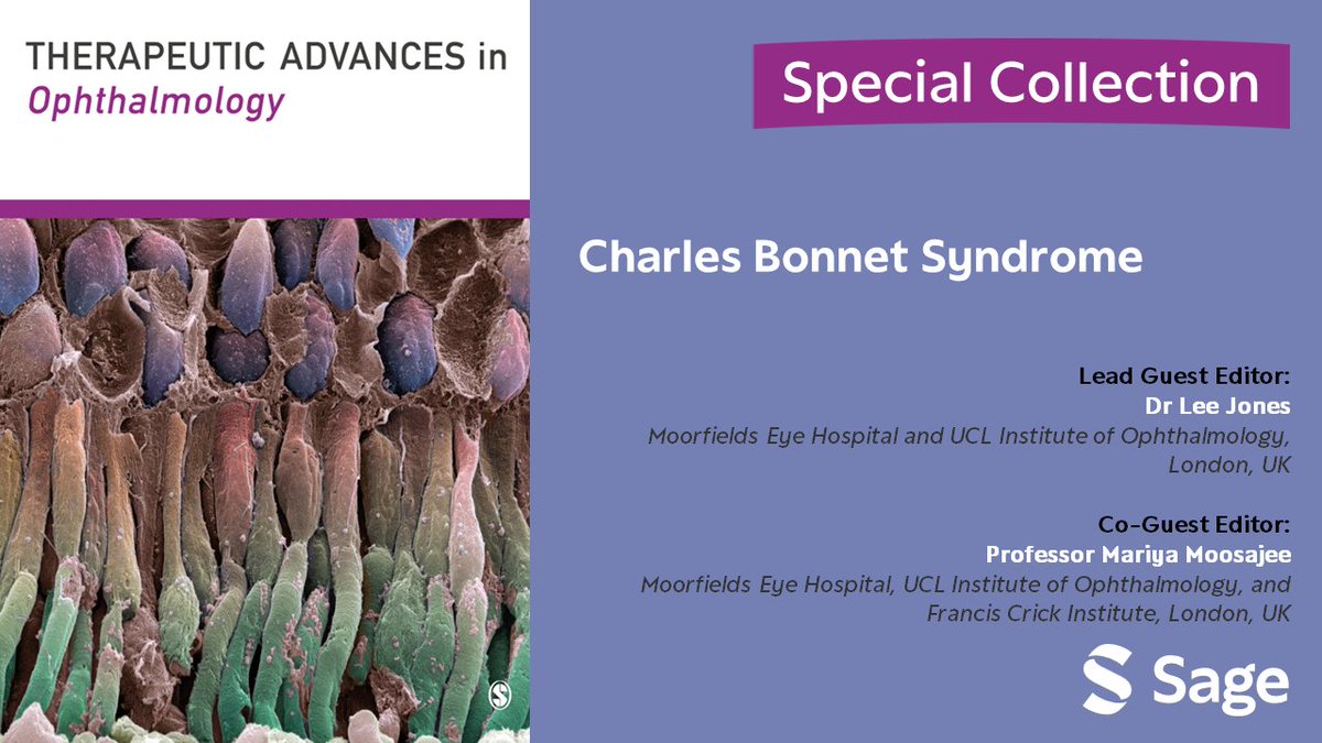 📢 Call for Papers! 📝 Exciting opportunity to contribute to the understanding of Charles Bonnet Syndrome (CBS). We invite researchers, clinicians, and experts in vision science to submit their work. More information journals.sagepub.com/page/oed/colle…