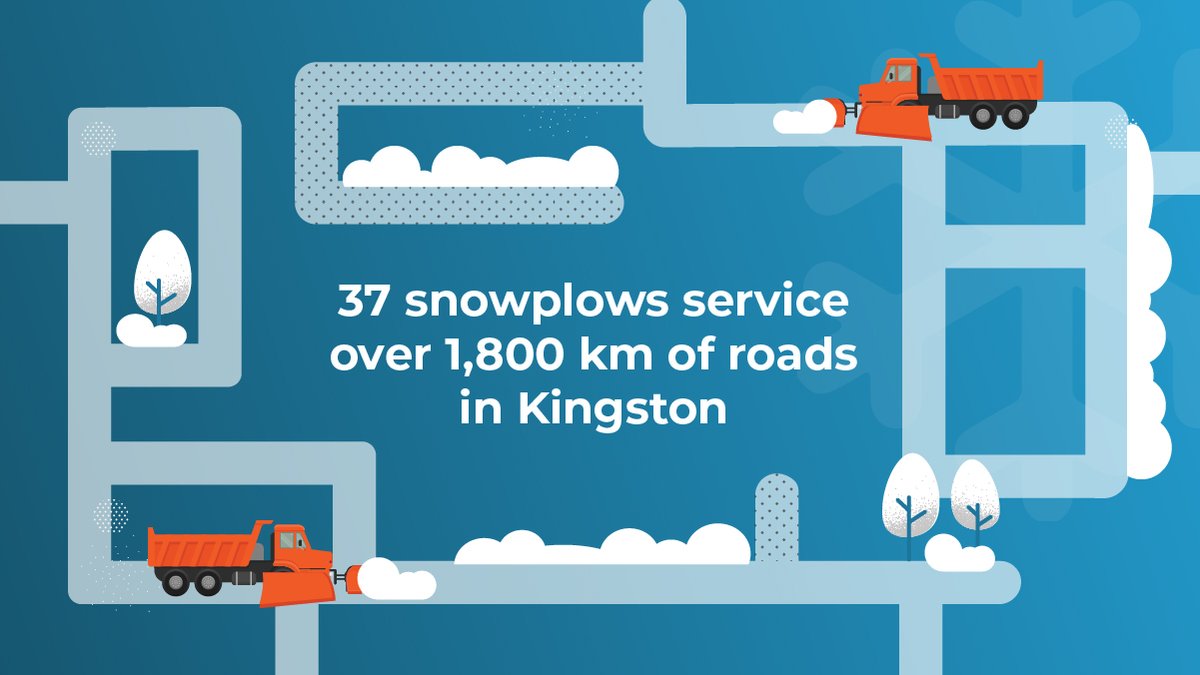 cityofkingston's tweet image. Crews are applying anti-icing liquid on roads to prepare for the forecasted snow this weekend ❄️

We work continuously during snowfalls to clear more than 1,800 km of roads with 37 snowplows. Main roads are cleared before residential areas. Learn more at CityofKingston.ca/Snow