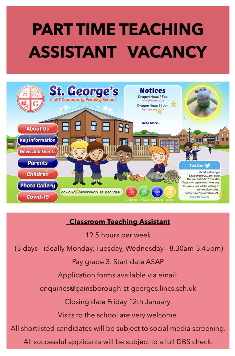 St. George’s CE Community Primary School tweet media