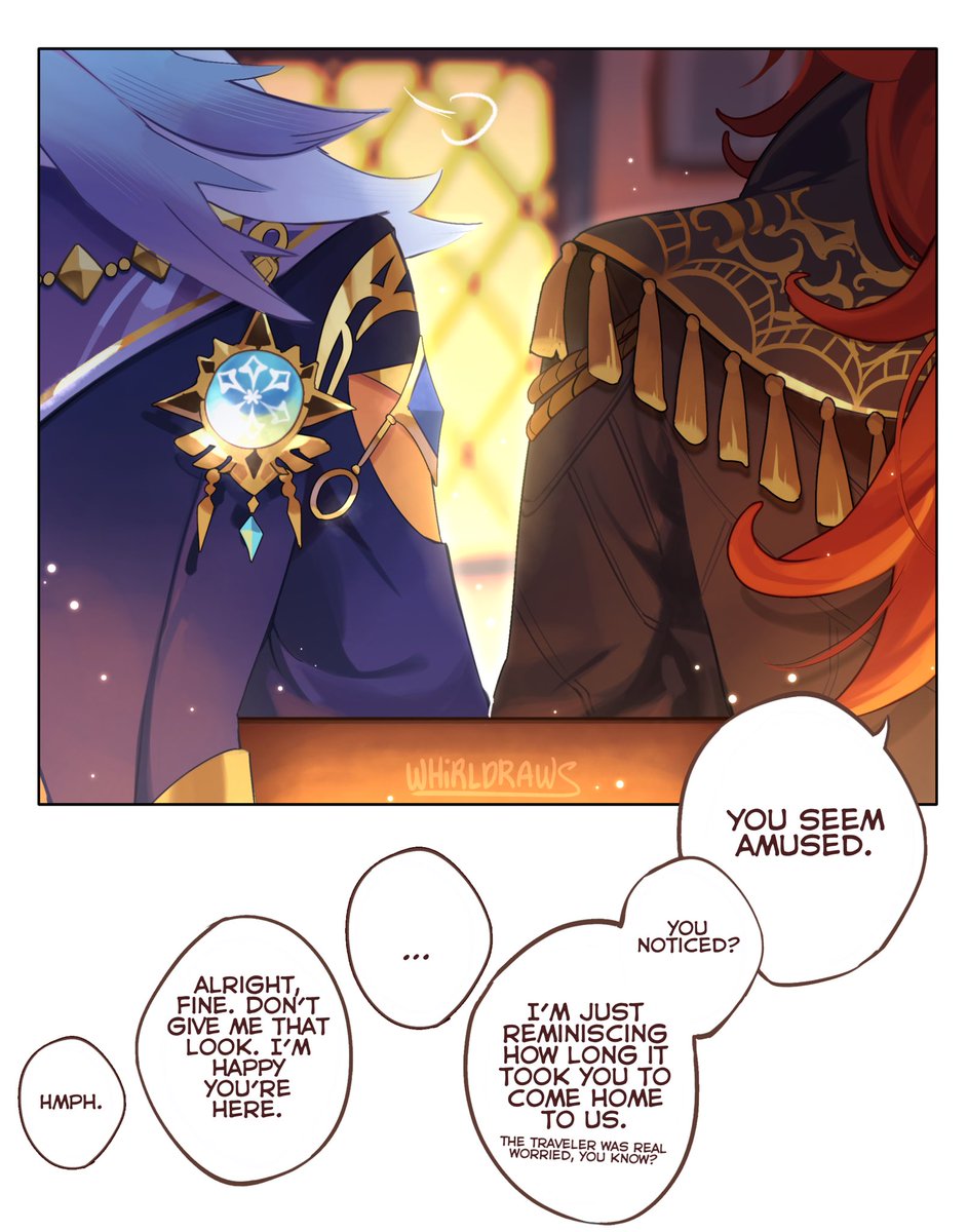 whirldraws_'s tweet photo. #genshinimpact #kaeya #diluc

it’s been a year since i got diluc! they’ve gotten much closer since then, happy one year 🔥❄️ https://t.co/j4ImZ1Kx7S