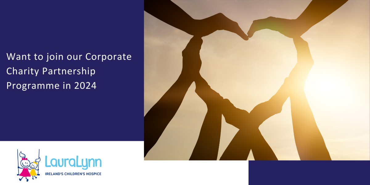 Join LauraLynn's Corporate Partnership Programme in 2024 and help support families. Partner with us to make a positive impact, showcase your corporate social responsibility, access valuable collaborations, and boost employee engagement. Learn more: lauralynn.ie/how-to-help/co…"