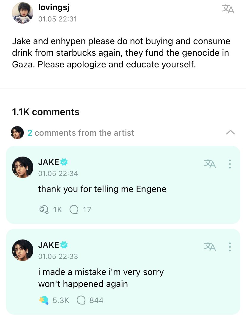 jake immediately apologized. this is what happens when we hold our idols accountable.