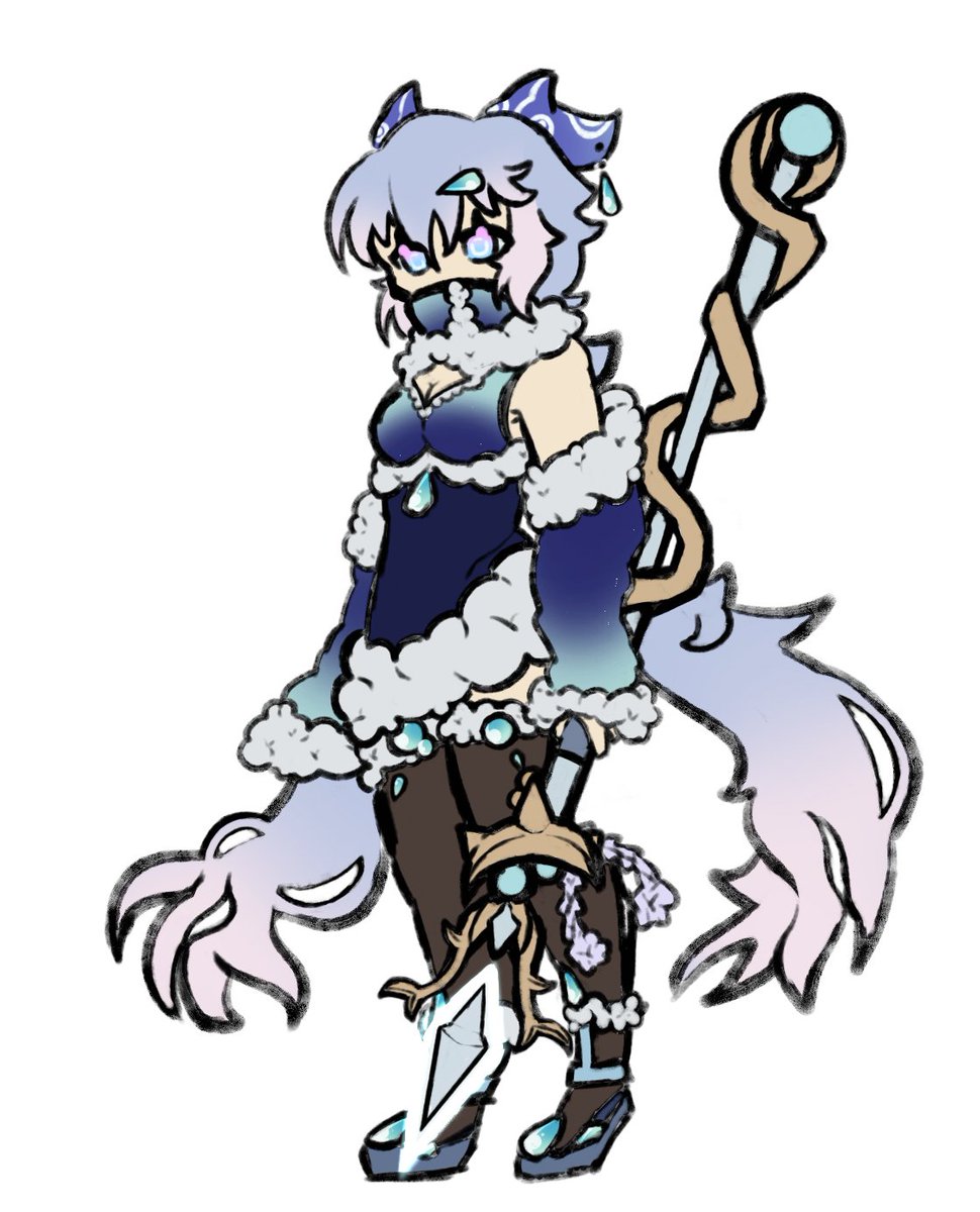 Kokoyu_Official's tweet photo. Qalu with her Signature Weapon!
Currently Unamed, Mix of Amos Bow and Everlasting Moonglow.

[ #Qalu #GenshinImpact #genshinimpactoc #原神oc ] https://t.co/6W2noACJWL