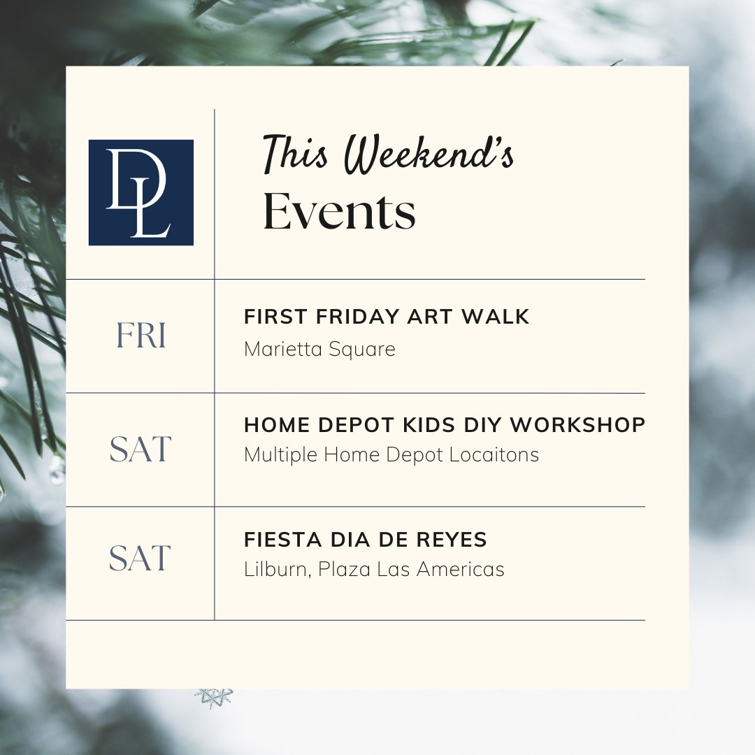 Happy Friday! The weekend is almost here and check out these cool happenings around metro Atlanta this weekend! #Atlanta #weekend
