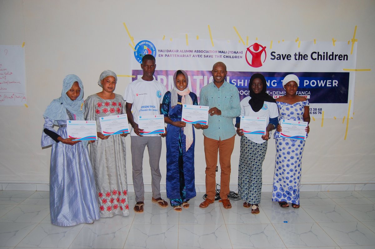 SaveChildrenMLI's tweet photo. Du 18 au 23/2023,@SaveChildrenMLI en partenariat avec @save thechildrenDanemark à travers le Programme Global ‘ShiftingthePower’,sur financement de #DANIDASPA ont soutenu 3 organisations dans le but de leur permettre de mener des activités de renforcement des capacités des jeunes https://t.co/uFny7n8up4