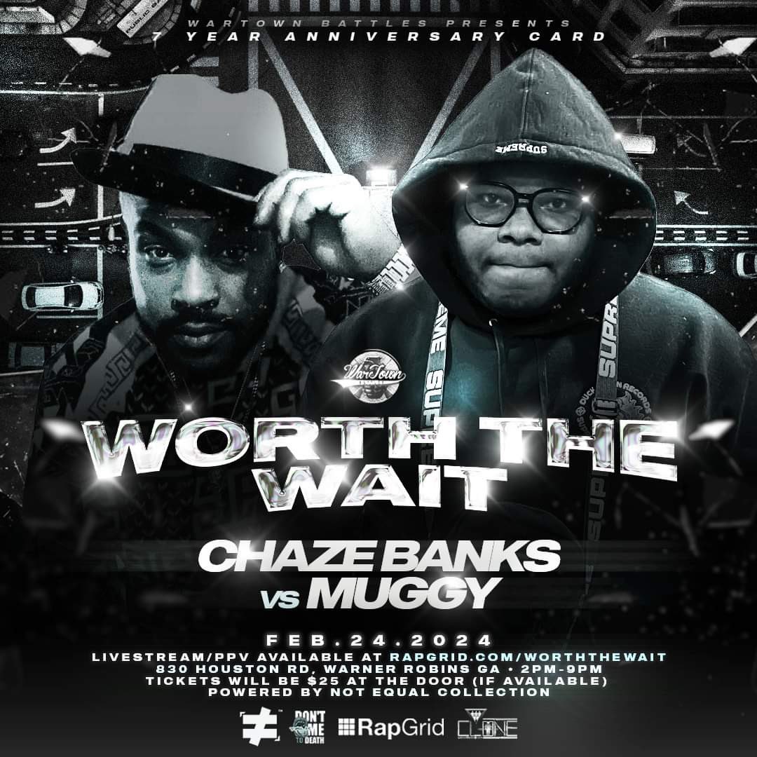 WarTownBattles's tweet photo. 2/24/24‼️

Livestream Ppv is only ~ $15

➡️➡️https://t.co/kHFVU5KPGm⬅️⬅️

@Clone478 vs @RealShotgunSuge 
@ianBdotdat vs @AceJabLsss 
@HollyWoodHeemTv vs @HustleOvereasy 
@lilmuggy vs @Bigga_Bankz https://t.co/NBlLQ4dOgU