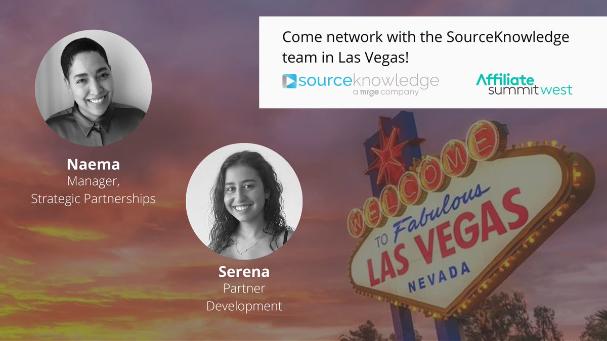 SourceKnowledge's tweet image. 📢Come network with the SourceKnowledge team at ASW, January 15-17th.
If you&apos;re attending, make sure to connect with us to explore partnership possibilities! 🚀
#ASW24 #AffiliateMarketing