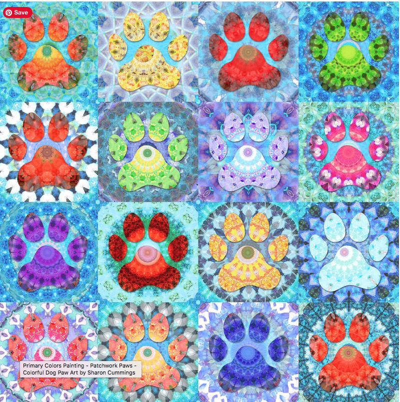 They Fill Our Hearts!  #FillThatEmptyWall With Patchwork Paws HERE:  fineartamerica.com/featured/patch… #love #dog #dogs #dogmom #dogdad #doglife #dogsarefamily #doglover #doglovers #colorful #art #buyINTOART #buyARTNOTCANDY #woof