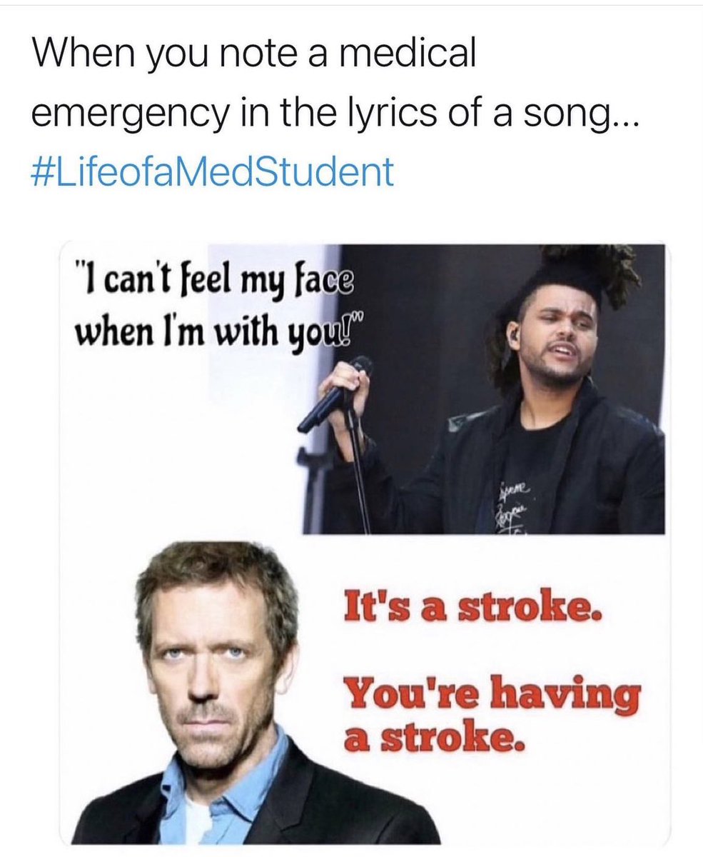 Ya, maybe you should see a doctor about that… #LifeofaMedStudent