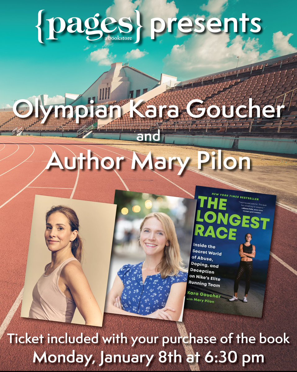 LA! See you next Monday!! No book purchase or rsvp necessary. Just show up! Can’t wait! pagesabookstore.com/event/olympian…