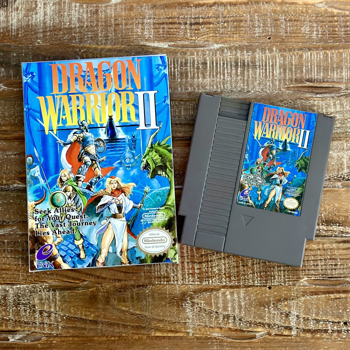 ThatWeekendWar's tweet photo. Newest addition to my #retrogamecollection is Dragon Warrior II for the #NES ⚔️
#retrogames #Nintendo #RPG https://t.co/HbBYY2pkUJ