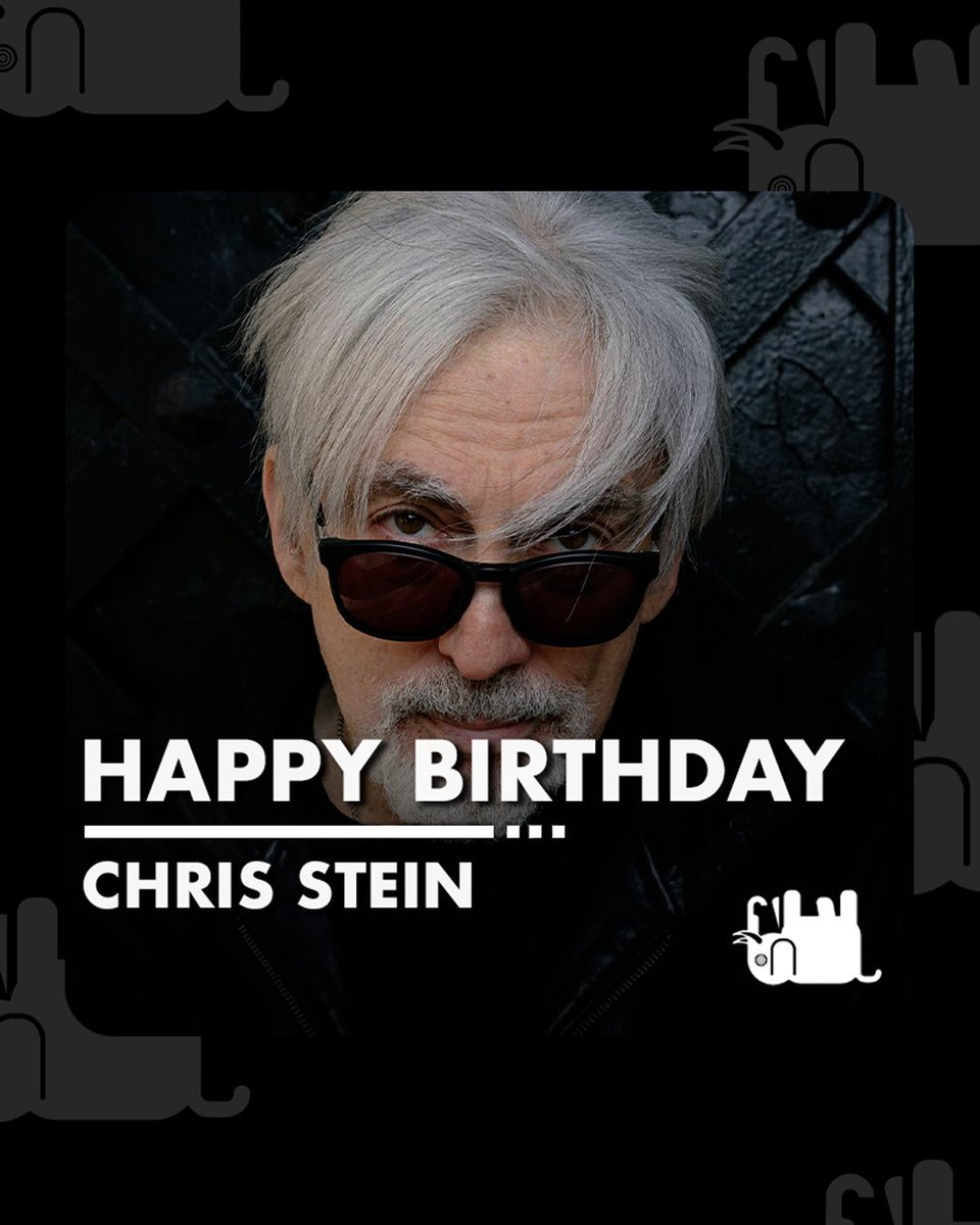 Happy Birthday to the extraordinary Chris Stein, cofounder, songwriter and guitarist of the legendary Blondie with Debbie Harry. We’ve been in rapture ever since' 🙌 🎉