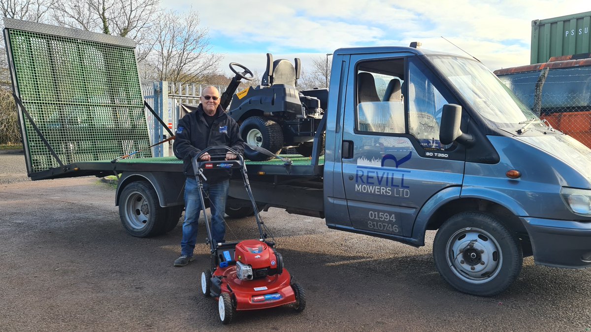 Ian, our full-time driver, is awaiting your call for collections &amp; deliveries of your garden machinery.
We have a range of vehicles available for large or small machinery.
Don't delay, get your machinery booked in before the spring-time rush!
Ian can be contacted on 01594 810746