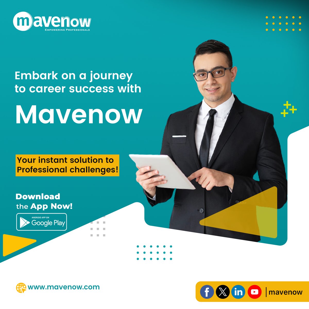 Mavenow's tweet photo. Your one-stop destination for personalized learning, expert guidance, and a supportive community that empowers your career growth.

Download the app now: https://t.co/8MnyHgDIgI

#mavenow #careercoach #careergrowth #careergoals #careerdevelopment #careergrowthtips #career #growth https://t.co/ZZvy5R0EXM
