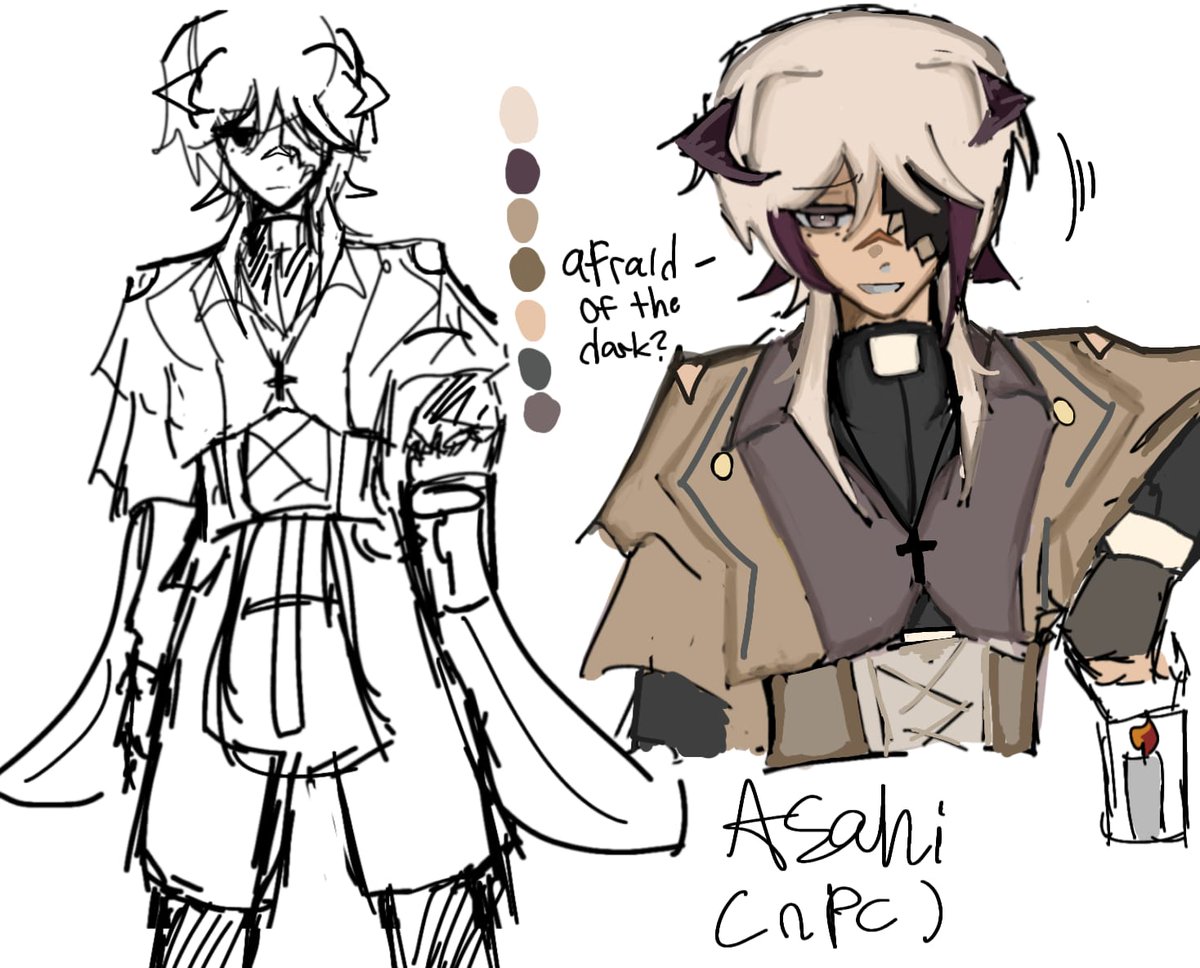PlanetpixelX's tweet photo. It's a little late but happy new years everyone! Here's Ivy and Asahi's designs.. I'm gonna crawl back to my basement -Ivy #NewYears2024 #art #gamedev #development #jorkinit #hahaykwim #peanits https://t.co/qssoPcXL5m