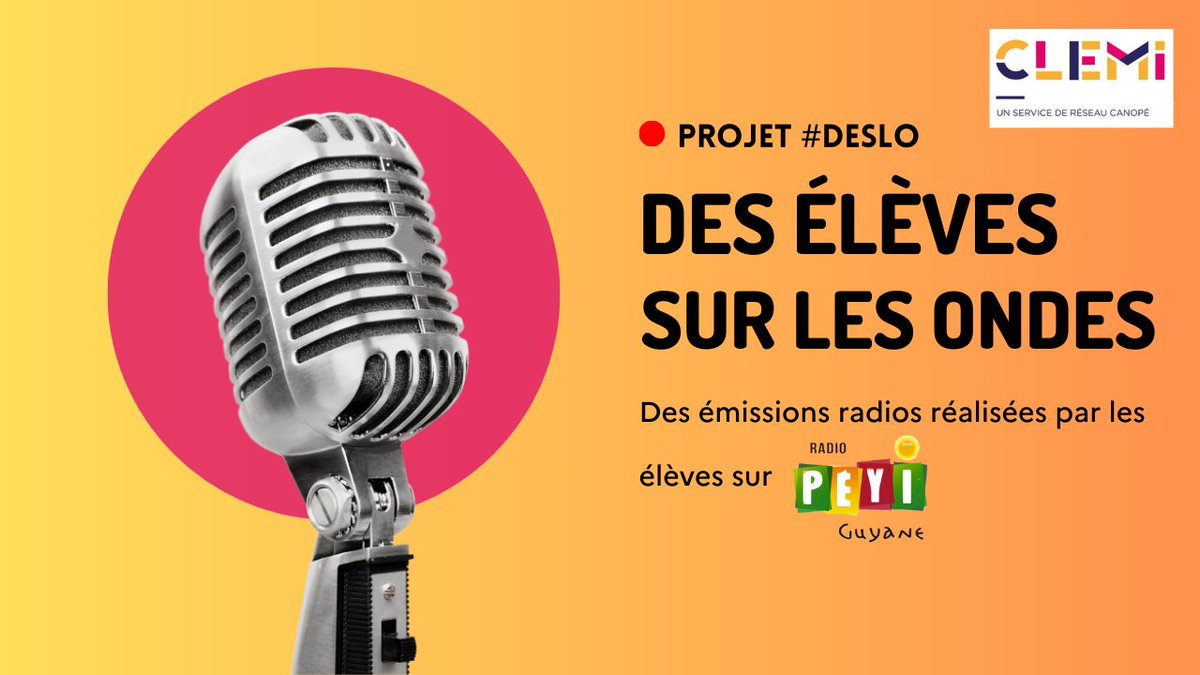 canope_973's tweet photo. 2024 démarre fort à @canope_973 et @clemi_973 
🎙 #DESLO saison 2. Les élèves de Guyane reviennent sur @RadioPeyi  les mercredis à 15h ! Retour sur la première 👉 https://t.co/vriUDLd8QK
📰 Sortie aujourd'hui de la 2e page du projet #ClassActu dans @franceguyane 
#EdcuMédiasInfo https://t.co/VUVYEJBbRK