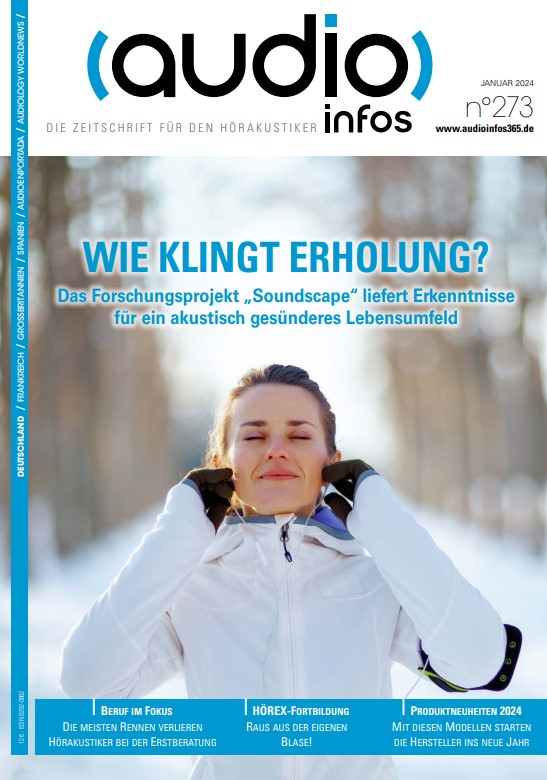 Ein neues #Forschungsprojekt, #Kommunikationsfehler bei der ##Erstberatung und #Produktneuheiten für das Jahr 2024 sind die Themen der Januar-Ausgabe von <a href="/AudioInfosDE/">AudioInfos</a>.