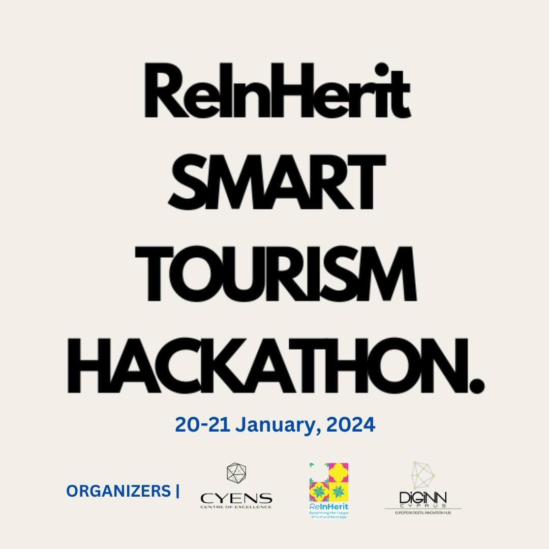 #Hackathon #SmartTourism
Join our pre-Hackathon webinars that will take place from the 8th to 18th of January via Zoom!
For the list of webinars offered and details, visit: reinherithackathon.cyens.org.cy/homepage/#Sche…