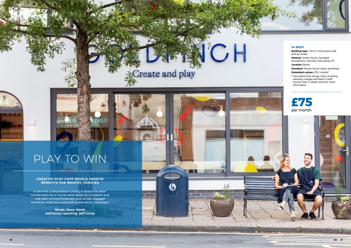 Happy New Year! The latest issue of <a href="/phplusmag/">Passive House Plus</a>  features a case study on the fabulous Goldfinch Create &amp; Play in #bristol, for which we provided #passivhaus consultancy, lifecycle carbon analysis, and M&amp;E design. 
Check out the article here passivehouseplus.co.uk/issuu/uk-editi…