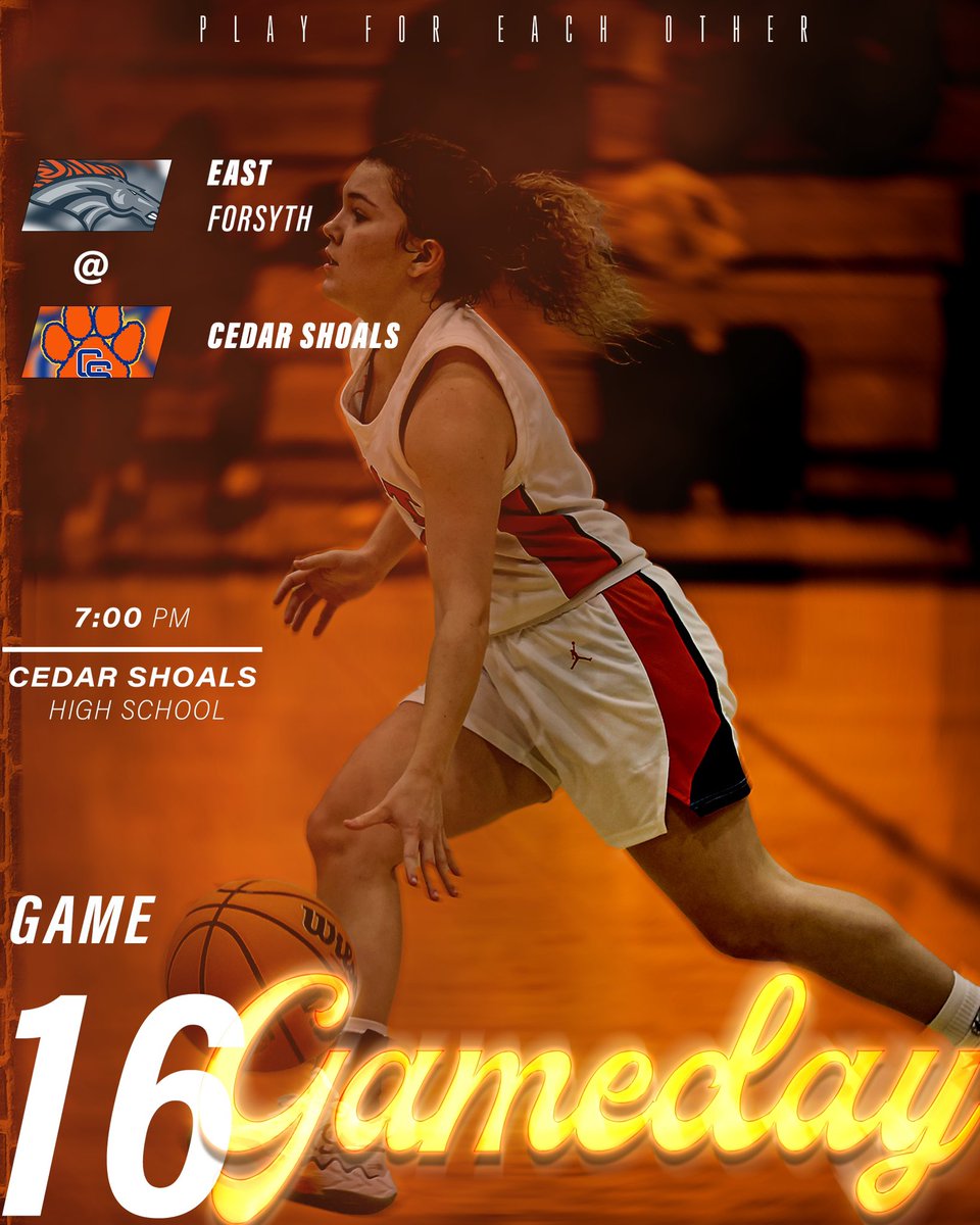 EastForsythWBB's tweet photo. It’s Friday in Athens! 

Your Lady Broncos are going on the road to take on Cedar Shoals in a crossover region matchup!

Vs. Cedar Shoals // 7:00 // @ Cedar Shoals

#PlayForEachOther
#competeEVERYday

@EastForsythHS @ForsythSports https://t.co/m30PPAk4P9