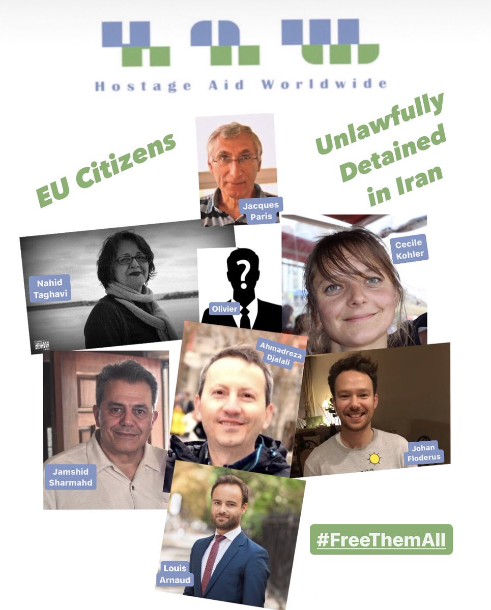 Does the @EUparliament have a plan to free its citizens from the clutches of the #IranianRegime? 🇸🇪Ahmadreza Djalali 2,810 days 🇩🇪Jamshid Sharmahd 1252 🇩🇪Nahid Taghavi 1176 🇸🇪Johan Floderus 628 🇫🇷Cecile Kohler-Jacques Paris 608 🇫🇷Louis Arnaud 464 🇫🇷Olivier 450 Others…