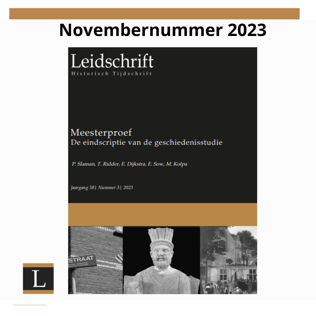 Het wachten op een nieuw Leidschriftnummer is eindelijk voorbij! De november-editie van 2023, getiteld: 'Meesterproef: De eindscriptie van de geschiedenisstudie', is eindelijk uit!
