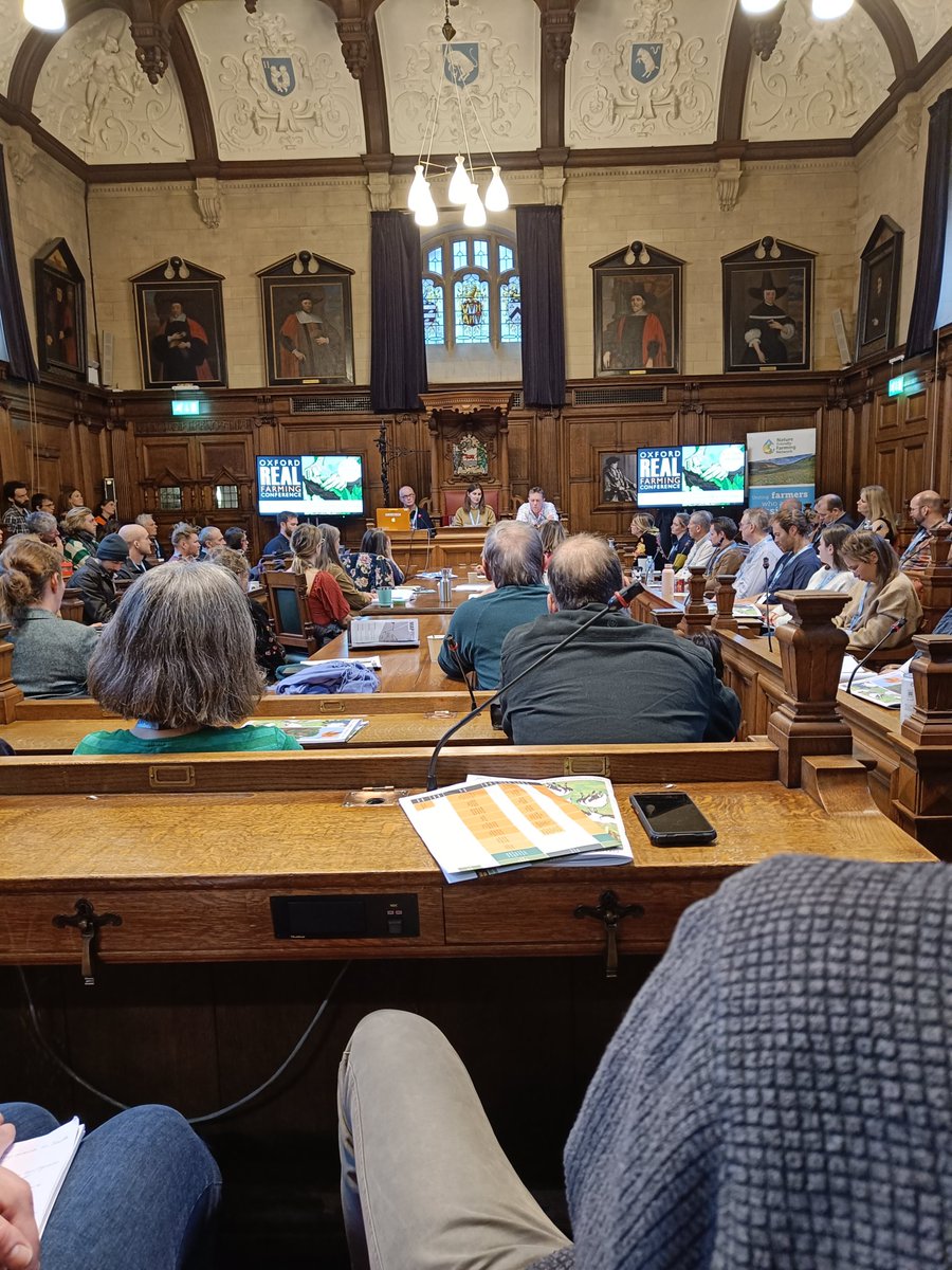 Really fantastic discussion <a href="/ORFC/">ORFC</a> on unlocking ecosystem harmony for managing pests, weeds, and diseases with <a href="/NFFNUK/">Nature Friendly Farming Network</a> and great contributions from <a href="/hanslope/">John Pawsey 🌞</a>, <a href="/Cereals_Ana/">Ana Reynolds</a>, and Patrick from the <a href="/The_Barker_Boys/">The Barker Boys</a>. Best of the conference in a rather grand setting! #ORFC24 #orfc