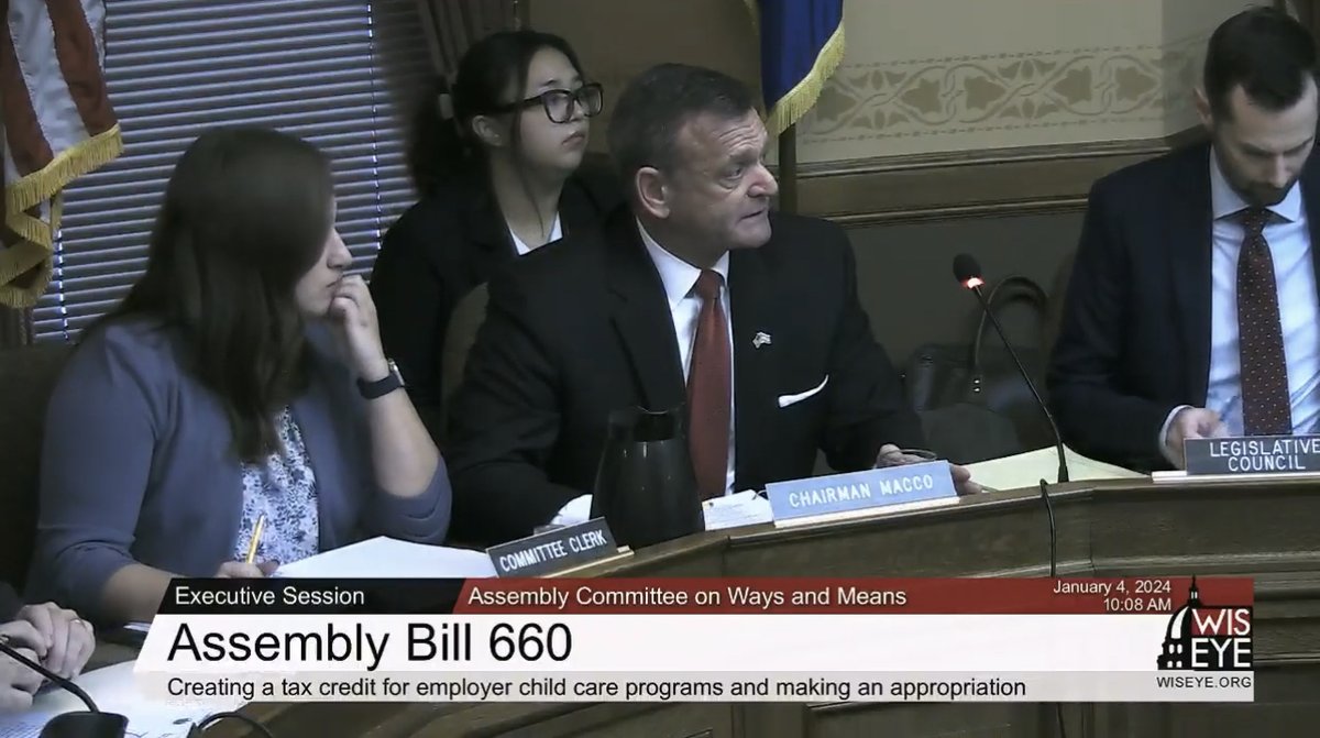 ICYMI: Yesterday, the Assembly Ways and Means Committee approved AB660 - legislation supported by IRG Action that will help build more child care access in Wisconsin.