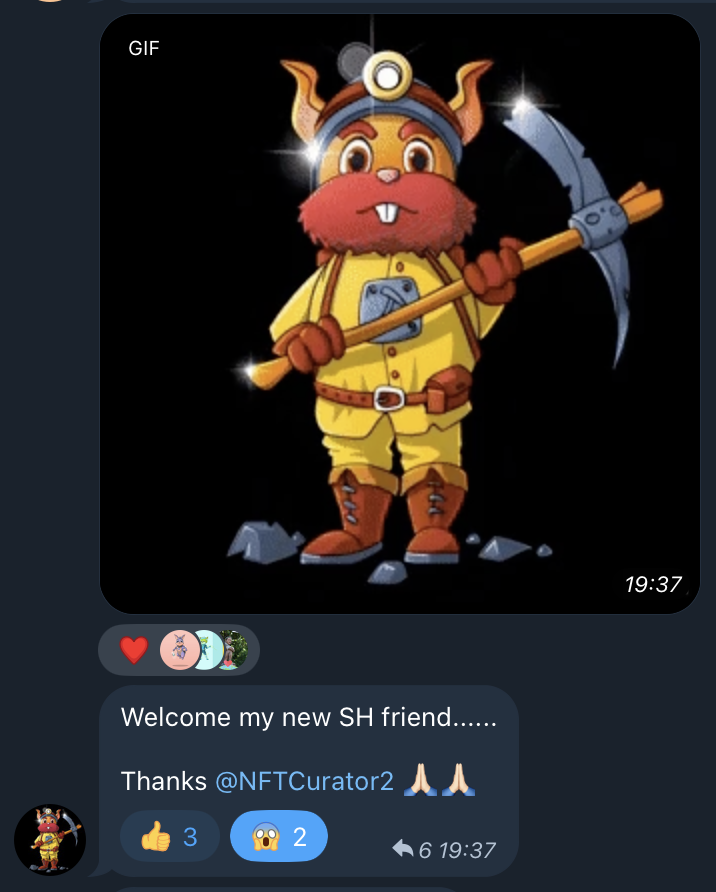 Some serious ❤️ in the community! Congrats <a href="/P2EGG/">Play2Earn Gaming Group</a>!