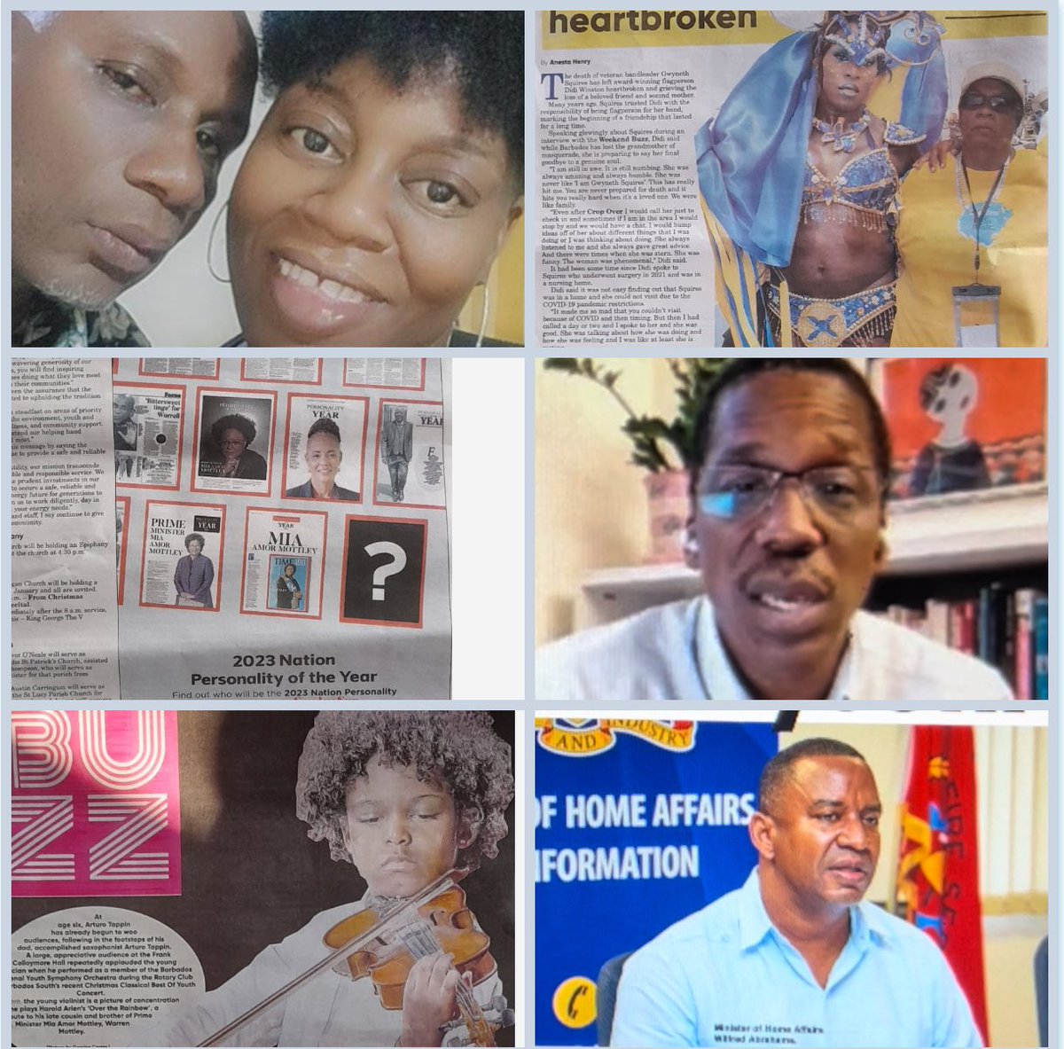 B’town, Barbados.  What’s in your news for Friday, January 5, 2024.

youtu.be/N0yf4UHAe6w

Auturo Tappin, Jr.  Terrence and Valerie Alleyne.  Rehoboth Senior Citizens Retreat.  Didi.  Sada.  Peter Wickham.  Santia Bradshaw.  Abrahams.  Rico Hepburn Naked!!

LikeShareSubscribe