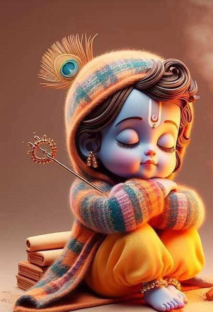 Prerna___Garg's tweet photo. Sometimes we just have to believe god and stay silent🥺#krishna #god #problem #solution https://t.co/k1OAxUDE5f