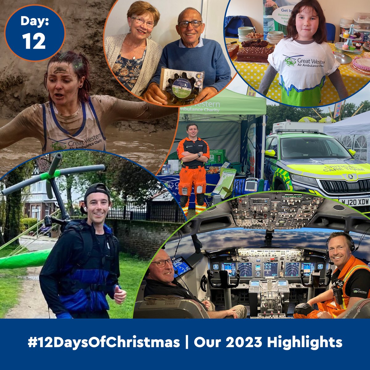 Over the #12DaysOfChristmas, we are reflecting on our 2023.

On day 12, we are spotlighting some of our wonderful fundraisers and their incredible achievements that have helped keep us flying.

Read our latest blog post to find out more:

greatwesternairambulance.com/2023-fundraise…