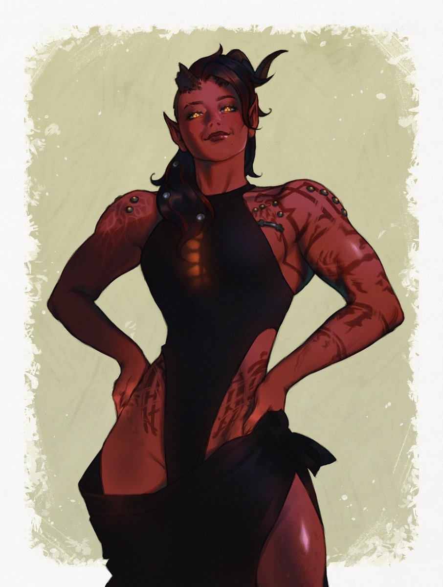 Karlach doodle ❤️‍🔥
#BG3 #BaldurGate3 
#Karlach