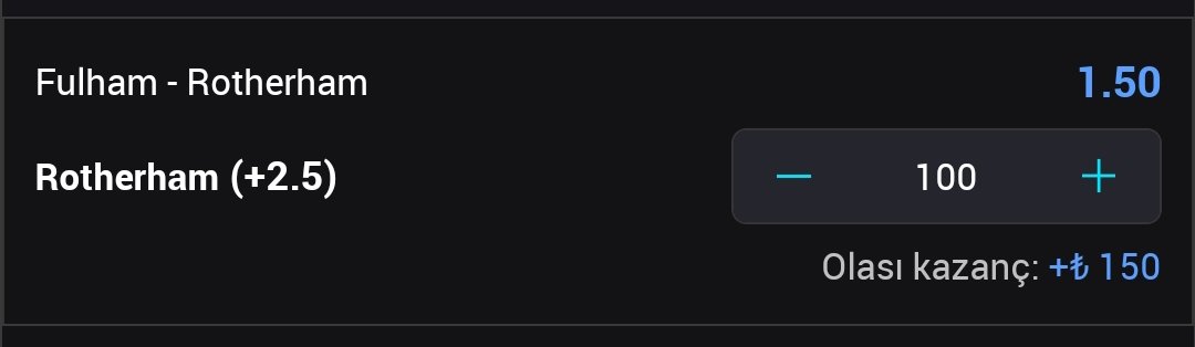 odds_dropping's tweet photo. 🫶Betivo' da günün bahsi
🍀%20 Papara bpnusu 
🍸 %50 Casino Bonusu +100 Freespin

💱 Branş : Futbol ⚽
🎯 Tercih : Rotherdam +2.5 h
📊 Oran : 1,47

@Betivo1 ♻️ https://t.co/HyVnUocR2b

#futbol #iddaa #Kupon #bahis #cash #orananaliz https://t.co/HQFwQnVhww