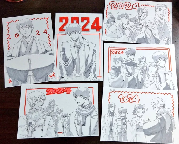 【🐉年賀状企画🎍】
現在の進行状況でございます。
まだ届かないと思ってる当選者の人達大丈夫です。まだ出してません。お待たせしてすみません💦
来週中には出したいと思っておりますので!もう暫くお待ちくださいませ〜!🙇‍♀️🙇‍♀️🤦‍♀️🙏 