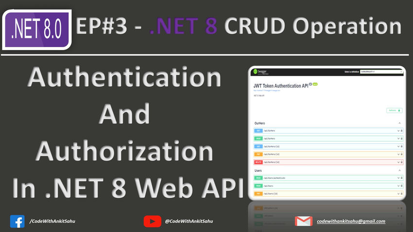 harishchand314's tweet image. Authentication and Authorization in .NET 8 Web API  c-sharpcorner.com/article/authen… via @CsharpCorner #DotNet8 #WebAPI
